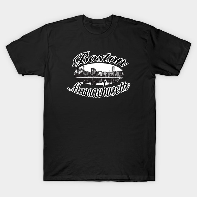 Boston Massachusetts T-Shirt by ACGraphics